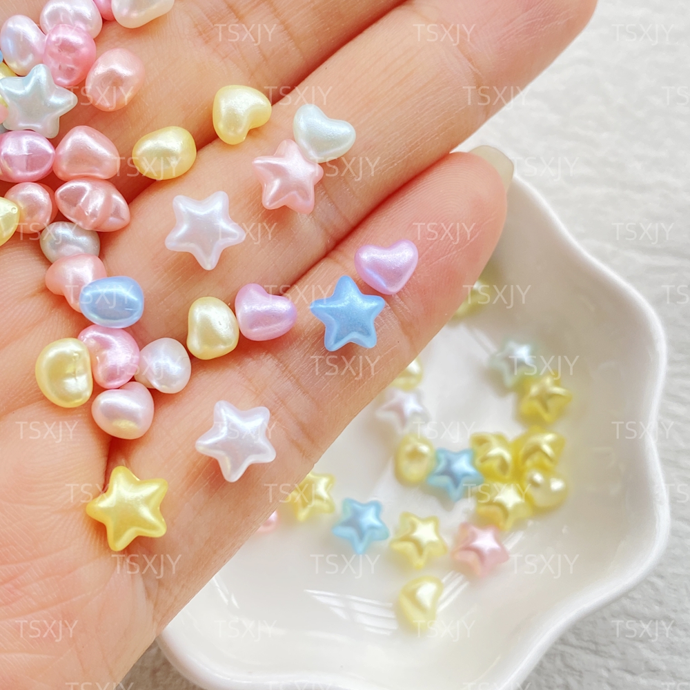 100pcs Resin Mixed 3D Colorful - đánh giá và giá Star Flat Back