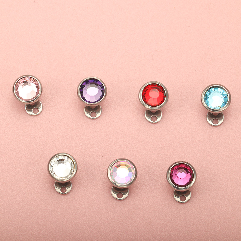 G23 Titanium Piercing Micro De - đánh giá và giá Dermal Anchor Top