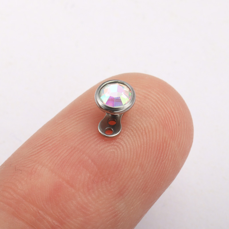 G23 Titanium Piercing Micro De - đánh giá và giá Dermal Anchor Top
