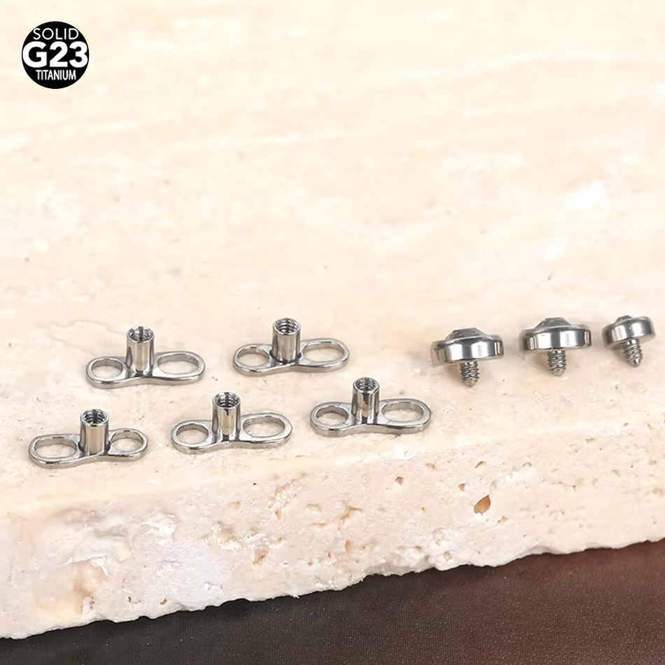 1Pc/5Pcs Titanium Micro Dermal - đánh giá và giá Dermal Anchor Top