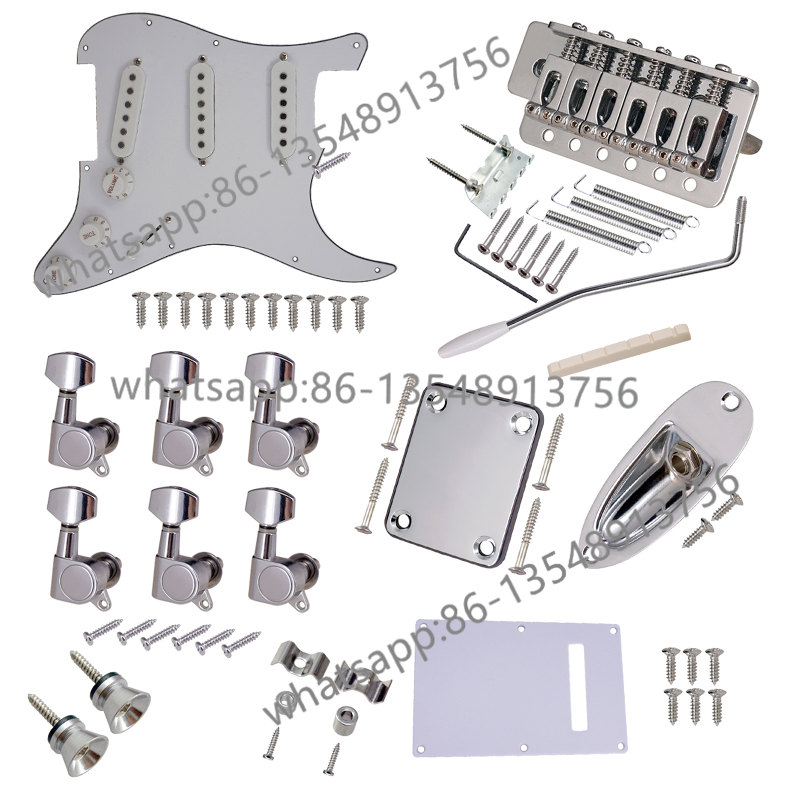 ST style electric guitar full  - đánh giá và giá Body Jewelry Factory