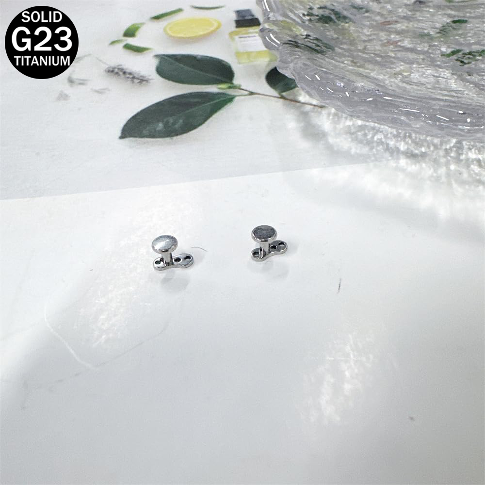14G Round Disc Dermal Anchor T - đánh giá và giá Dermal Anchor Top
