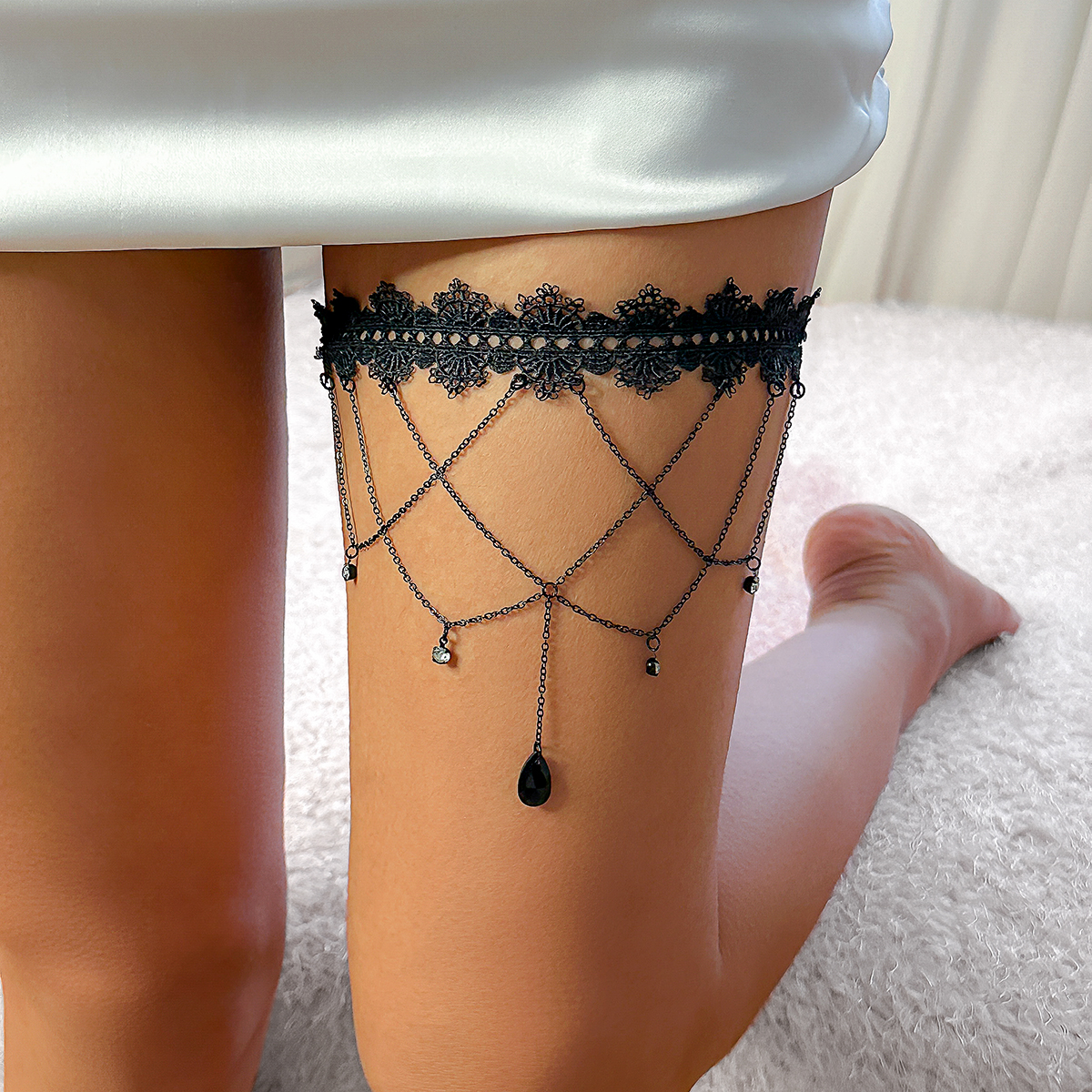Ingemark Boho Elastic Band Bla - đánh giá và giá Body Jewelry Leg Chain