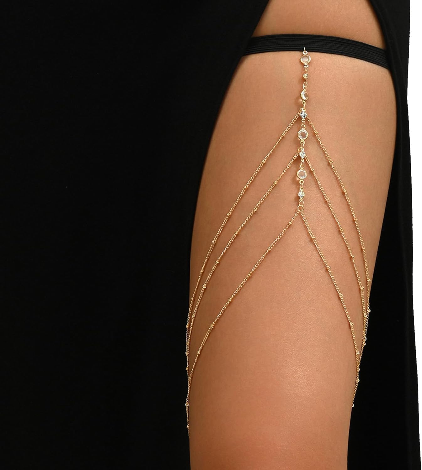 Sexy Crystal Bead Leg Body Acc - đánh giá và giá Body Jewelry Leg Chain