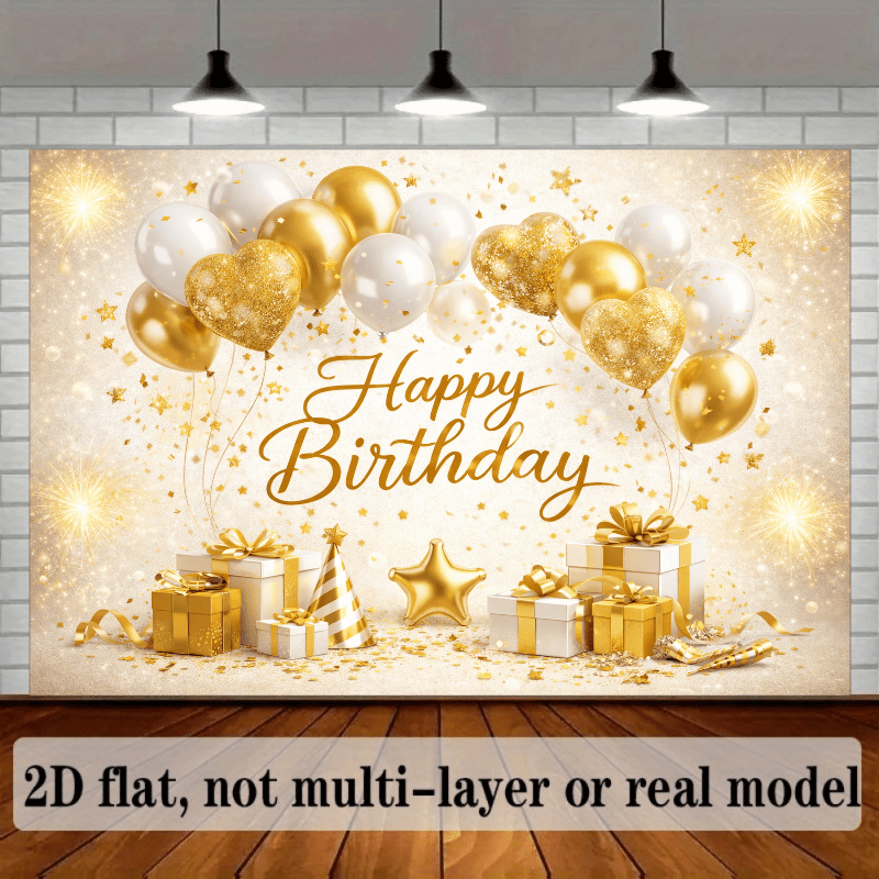 2D flat sparkling birthday the - đánh giá và giá Star Flat Back