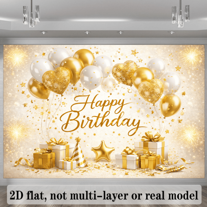 2D flat sparkling birthday the - đánh giá và giá Star Flat Back