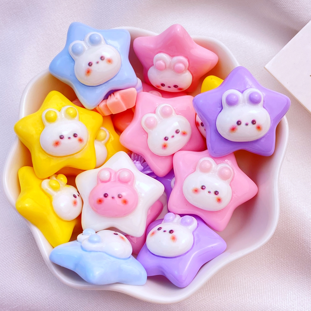 10Pcs New Cute Resin 22mm Cart - đánh giá và giá Star Flat Back