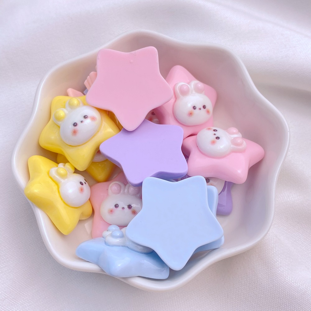 10Pcs New Cute Resin 22mm Cart - đánh giá và giá Star Flat Back