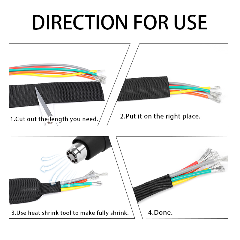 PET Braided Cable Sleeve Heat  - đánh giá và giá Body Jewelry 4 U